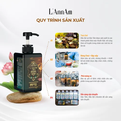 SỮA TẮM BAN CHIỀU L’AnnAm – Giữ ấm & cấp ẩm cho da với hương Quế, Hoa Hồng